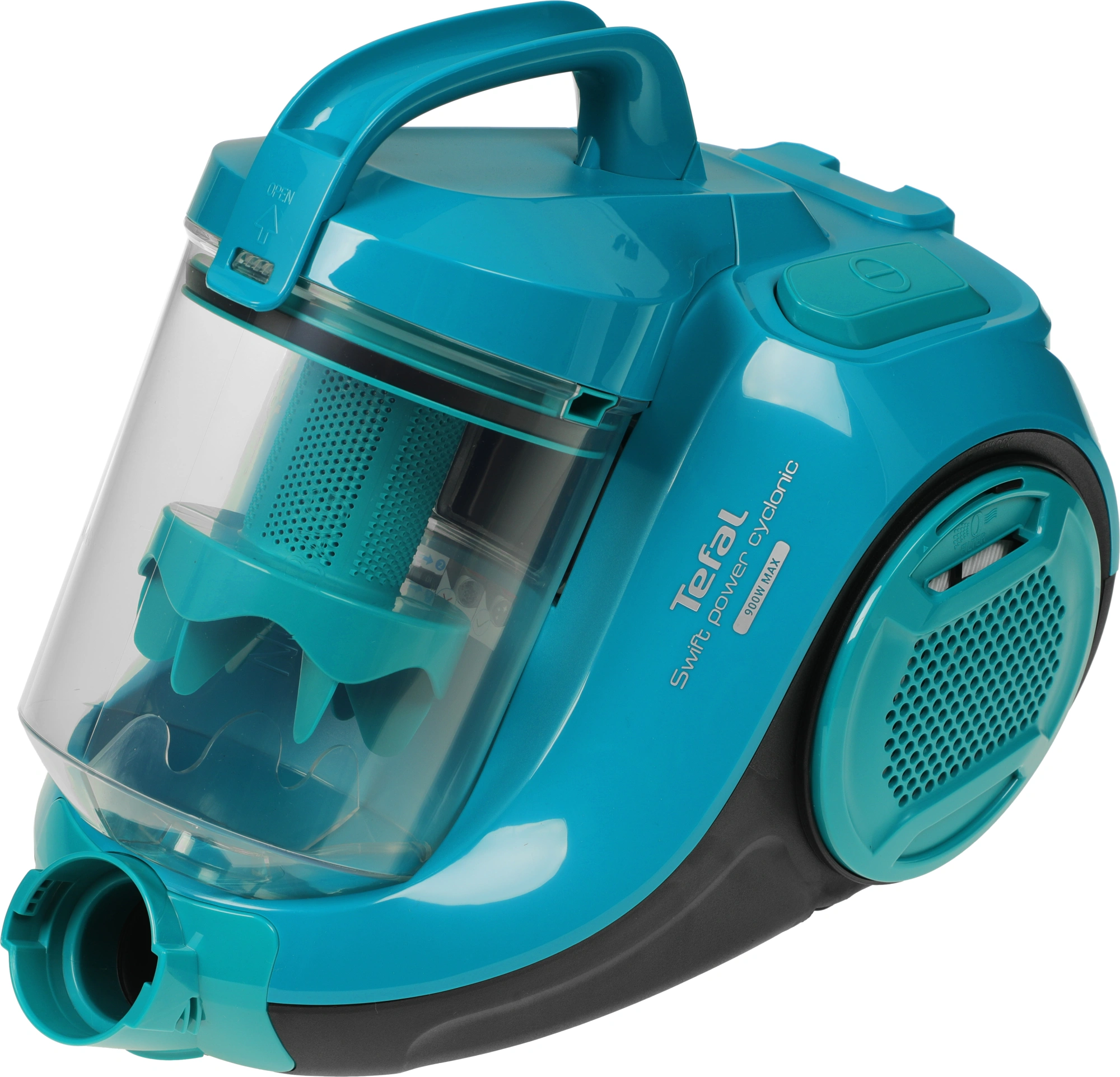 Пылесос Tefal Swift Power Cyclonic TW2922EA 750Вт бирюзовый/черный