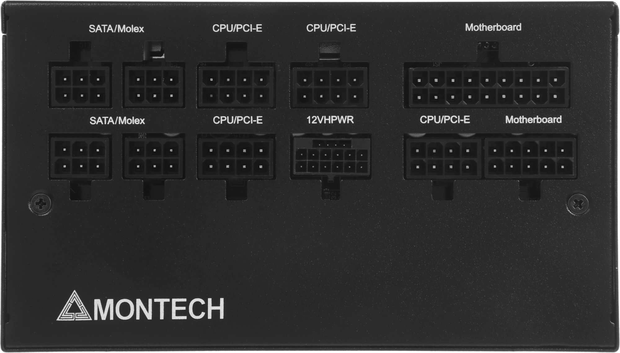 Блок питания Montech ATX 850W CENTURY GOLD G5 80+ gold (20+4pin) APFC 120mm fan 10xSATA Cab Manag RTL