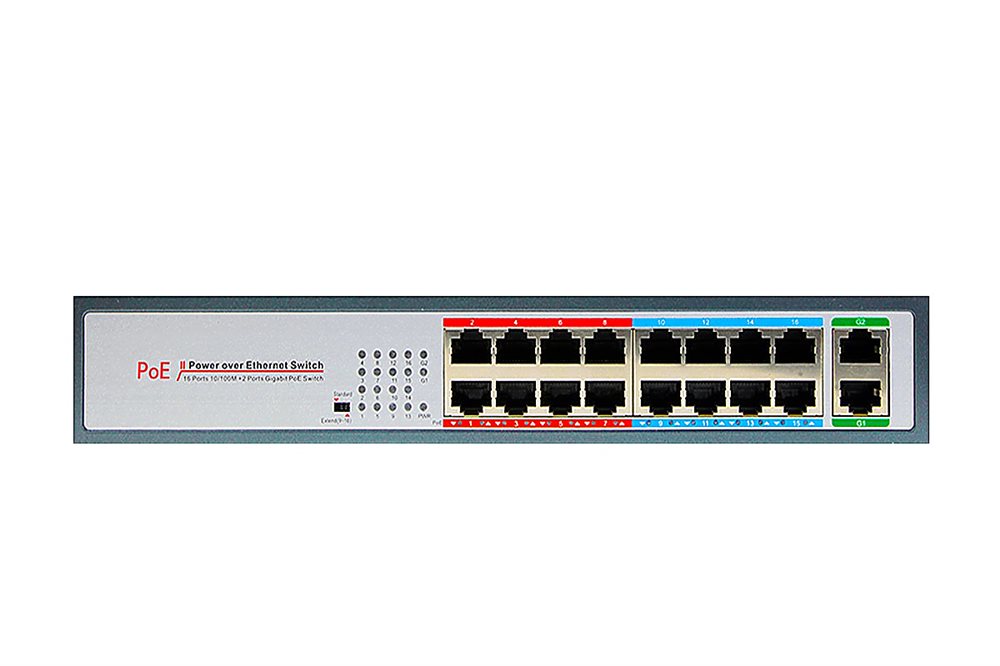 BAS-IP SH-20.16 - Неуправляемый PoE коммутатор на 16 портов