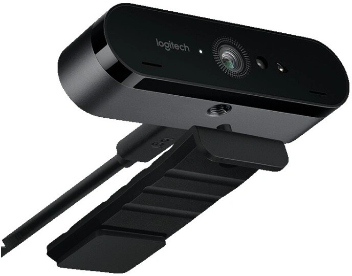 Камера Web Logitech Brio черный 13Mpix (4096x2160) USB3.0 с микрофоном (960-001107)