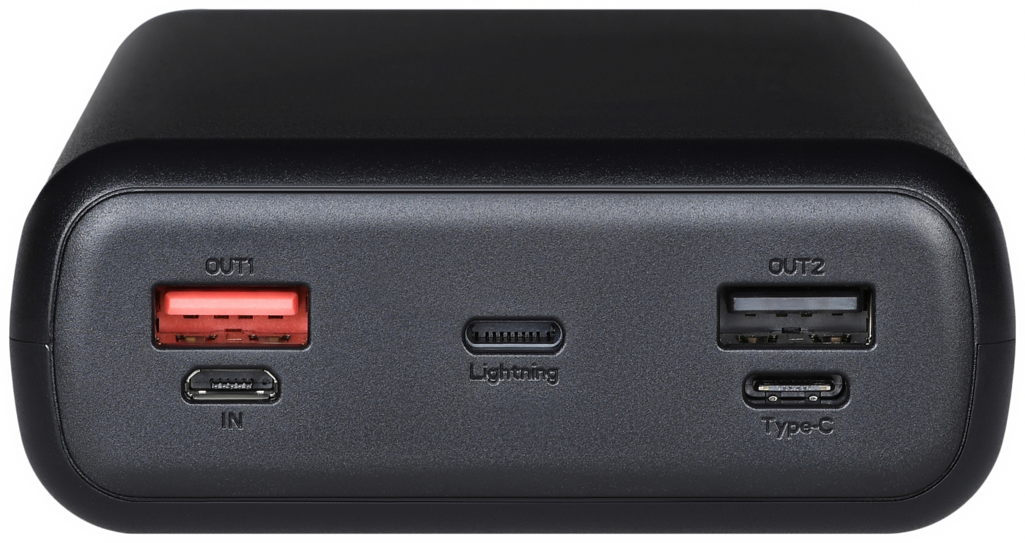 Мобильный аккумулятор TFN Solid PB-283 30000mAh QC/PD 20W 3A 3xUSB-A/USB-C черный (TFN-PB-283-BK)
