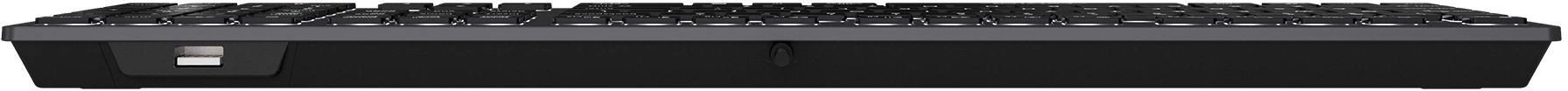Клавиатура A4Tech FX60H серый USB slim LED (FX60H GREY/WHITE) кабель 1.5м