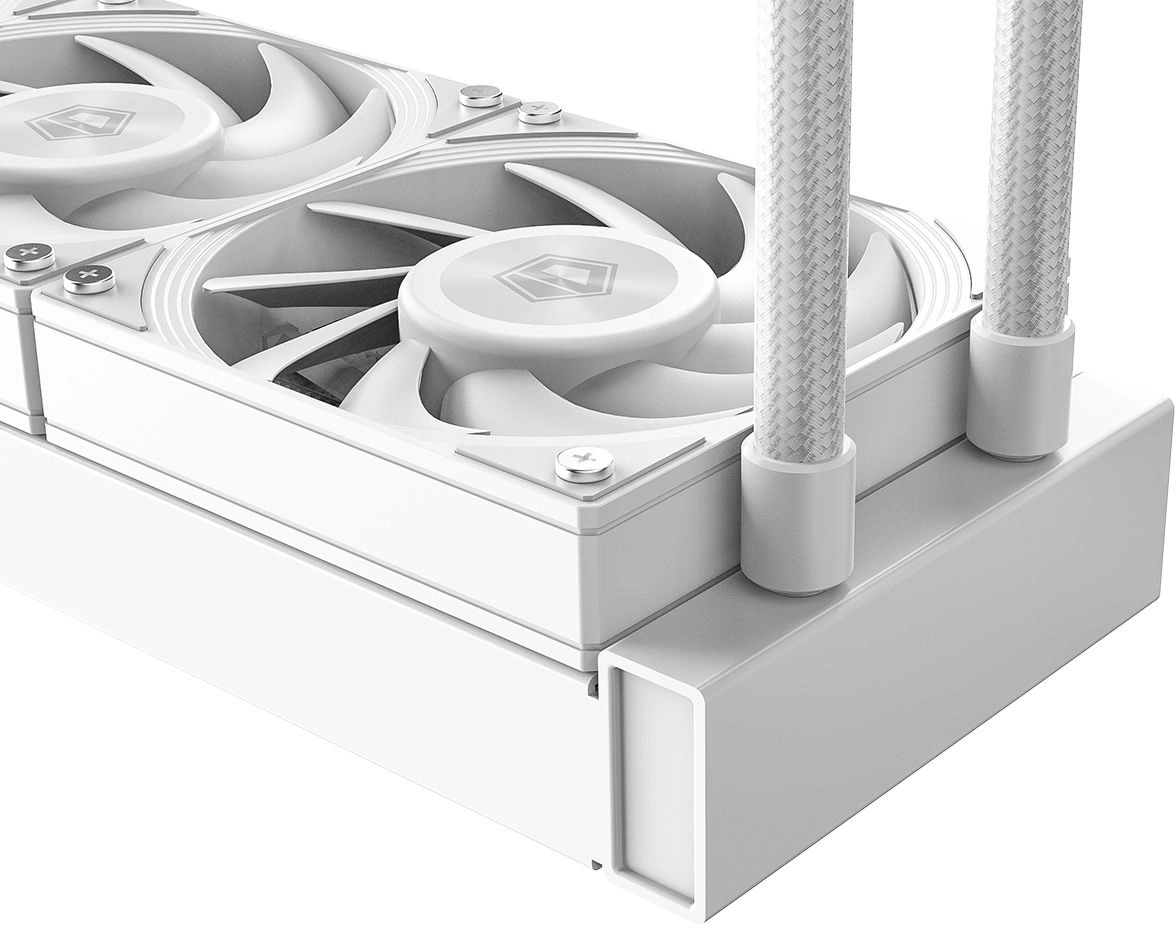 Система водяного охлаждения ID-Cooling DX240 Max ARGB Soc-AM5/AM4/1200/1700/1851 белый 4-pin 32.5dB Al 300W Ret (DX240 MAX WHITE)