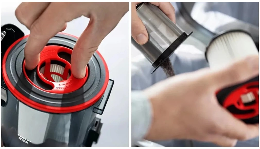 Пылесос Bosch BCS711PET черный/красный