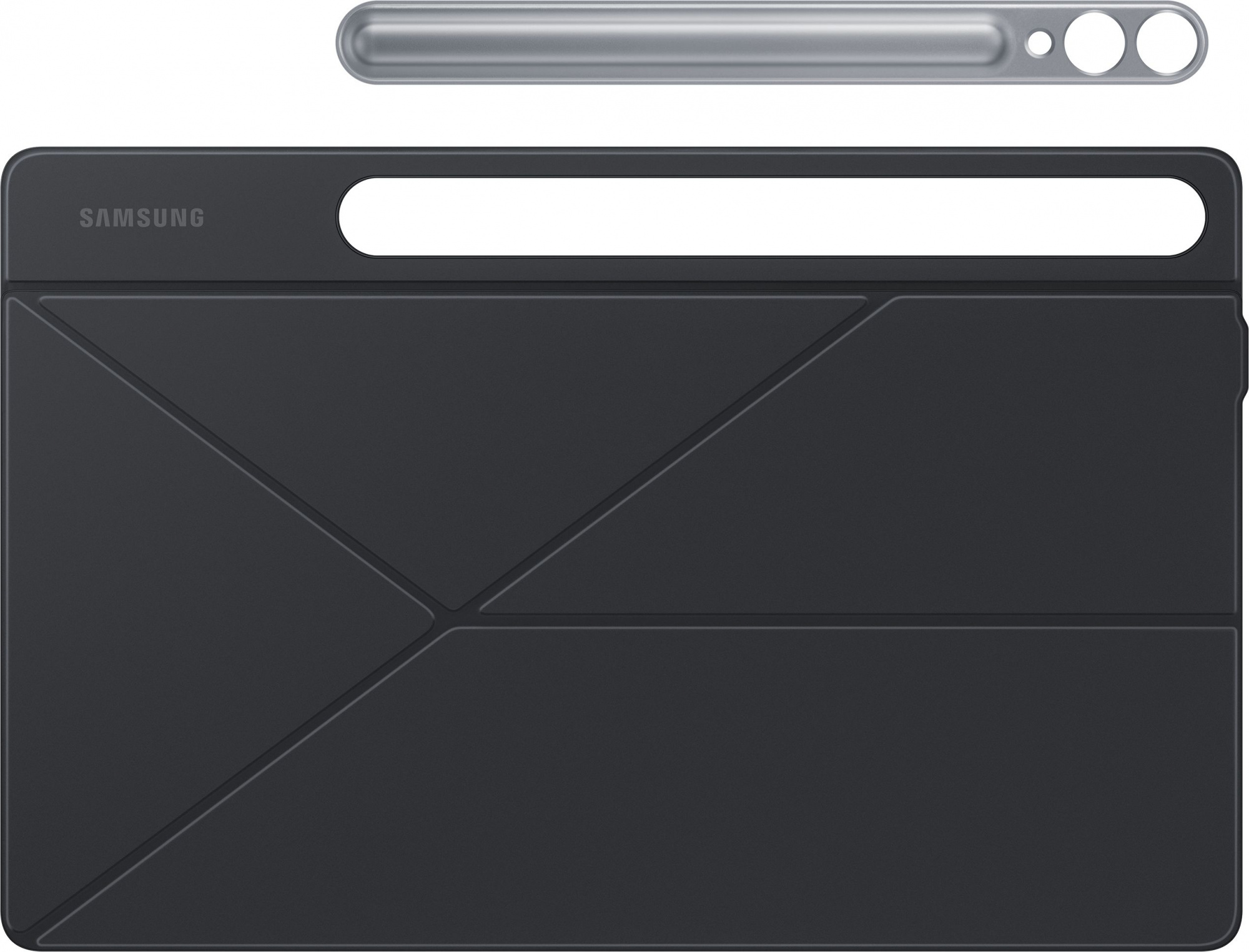 Чехол Samsung для Samsung Galaxy Tab S9+/S9 FE+/S10+ Smart Book Cover полиуретан черный (EF-BX810PBEGRU)