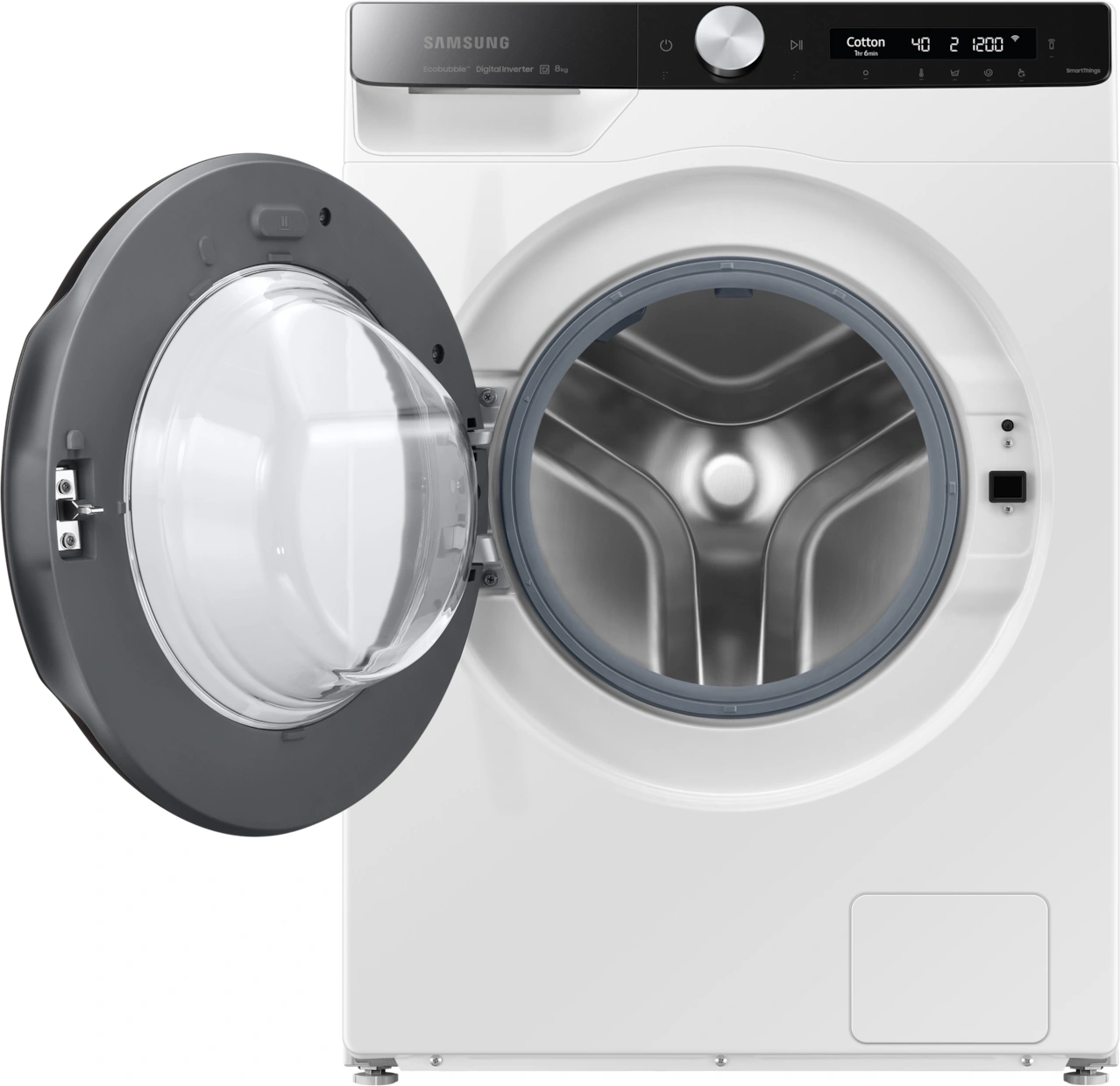 Стиральная машина Samsung WW80AG6S28AELP класс: A загр.фронтальная макс.:8кг белый инвертор