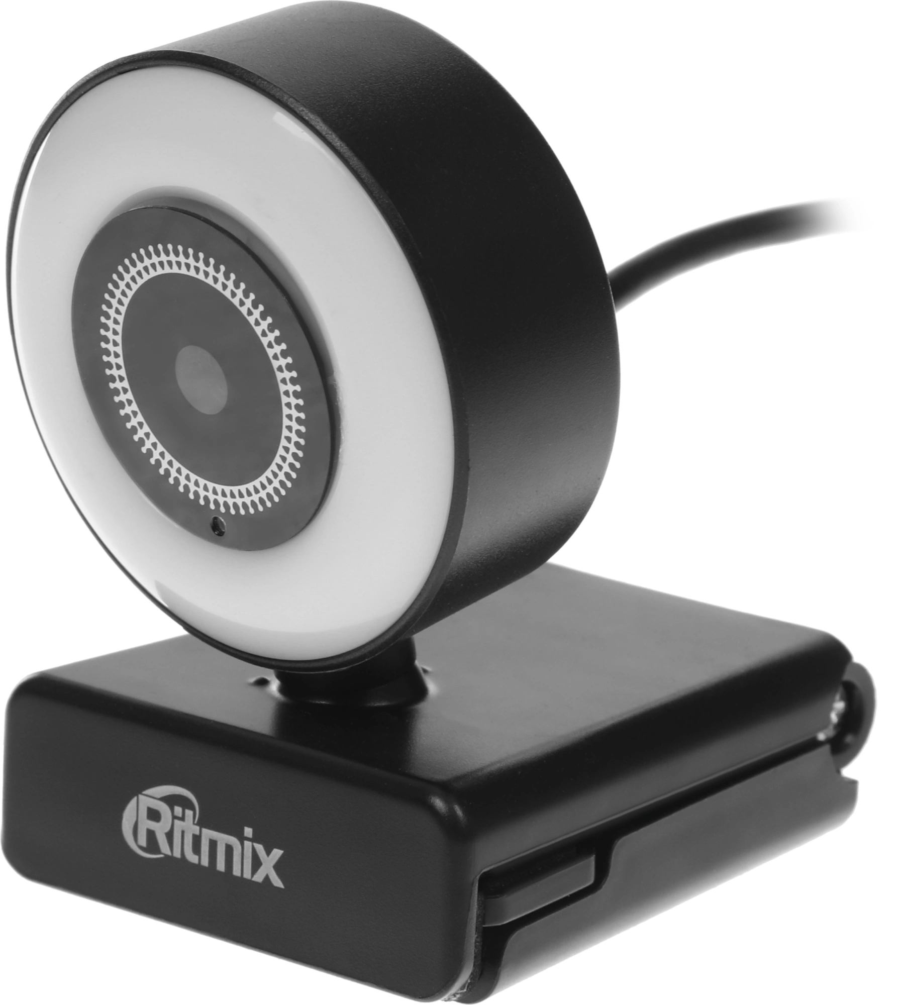 Камера Web Ritmix RVC-250 черный 5Mpix (2592x1944) USB2.0 с микрофоном
