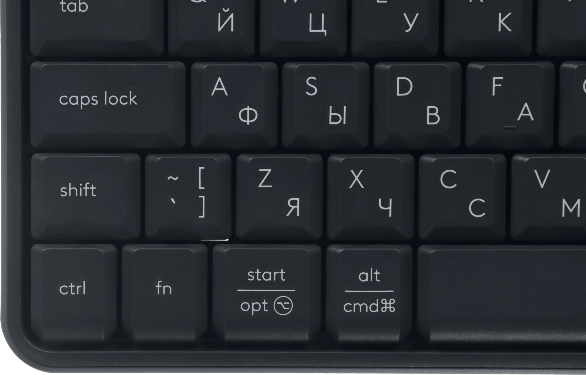 Клавиатура Logitech K250 YR0107 графитовый беспроводная BT slim (920-013452)