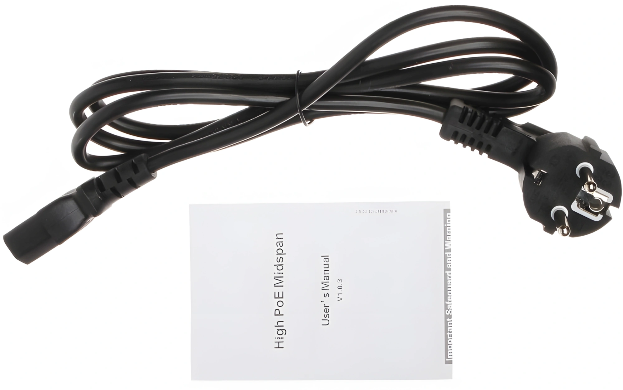 Инжектор PoE Dahua DH-PFT1200 10/100/1000BASE-T 60Вт 100-240В(АС)