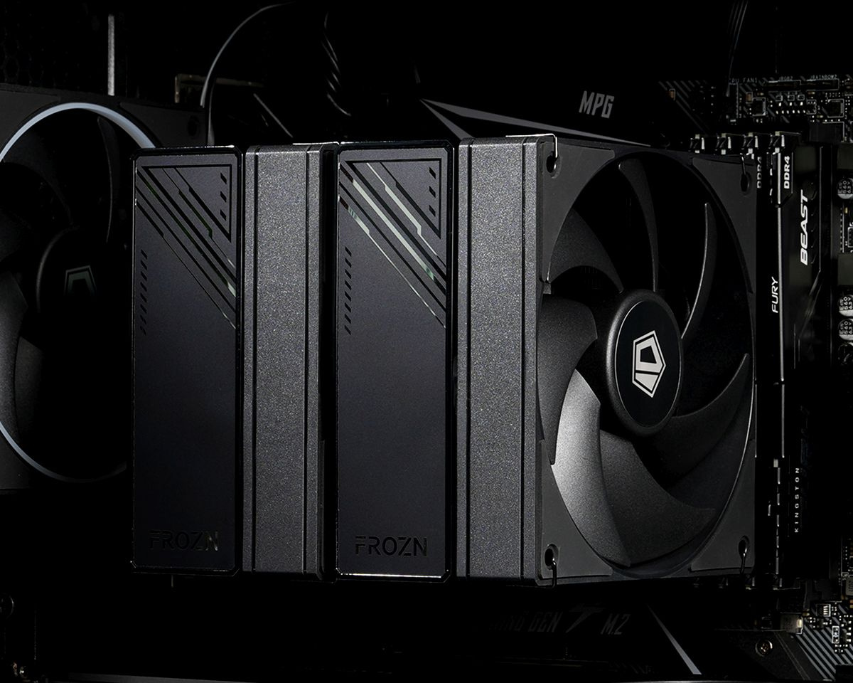 Устройство охлаждения(кулер) ID-Cooling Frozn A620 Soc-AM5/AM4/1200/1700/1851 черный 4-pin 29.85dB Al+Cu 270W 1190gr Ret (FROZN A620 BLACK)