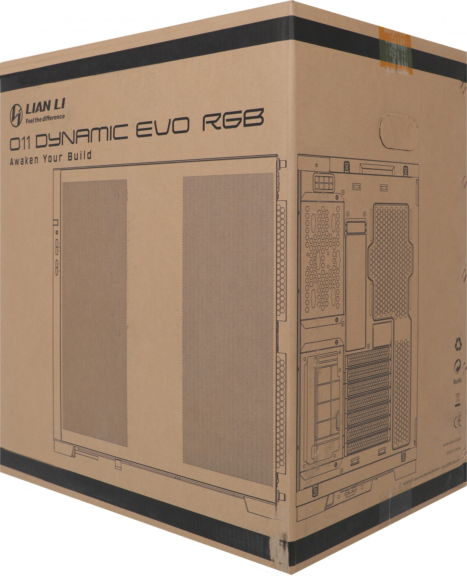 Корпус Lian-Li O11 Dynamic EVO RGB белый без БП ATX 10x120mm 9x140mm 2xUSB3.0 audio