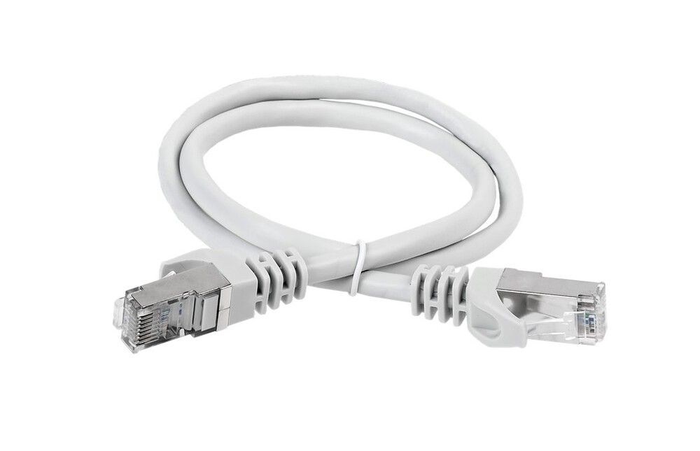 PC01-C6ASL-3M - Коммутационный шнур (патч-корд), кат.6А S/FTP, LSZH, 3м, серый, ITK
