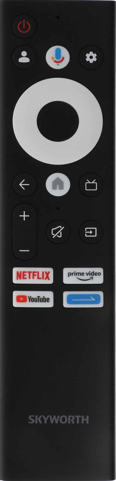 Телевизор QLED Skyworth 50" 50Q66G Google TV Frameless черный/серебристый 4K Ultra HD 60Hz DVB-T DVB-T2 DVB-C DVB-S DVB-S2 USB WiFi Smart TV
