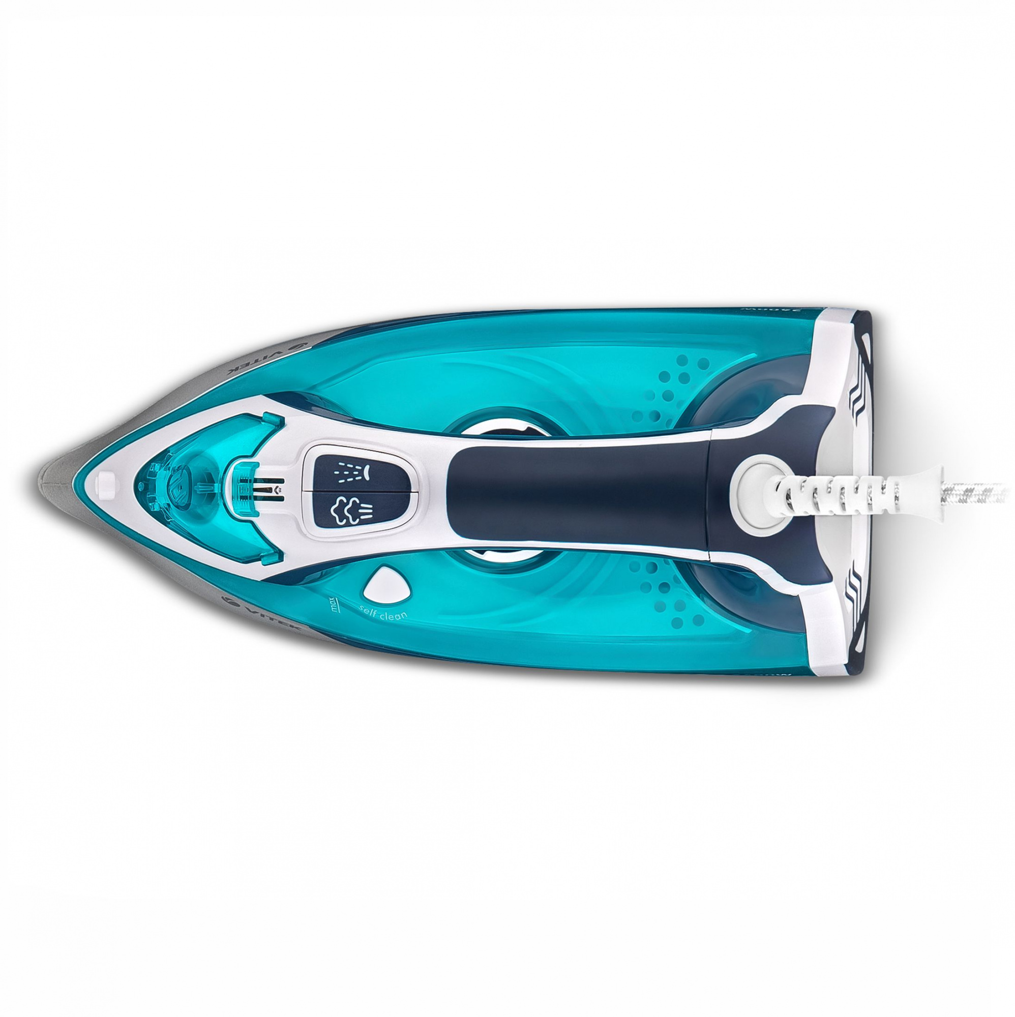 Утюг Vitek 1266-VT-02 2400Вт бирюзовый/белый