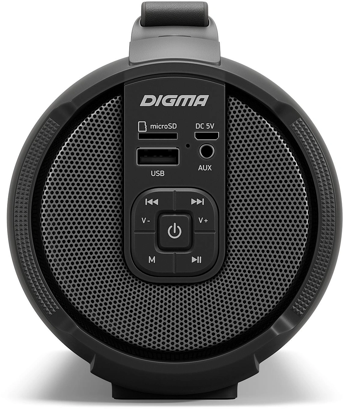 Колонка порт. Digma D-PS1520 черный/черный 16W 1.0 BT 10м 1500mAh (SP1520B)