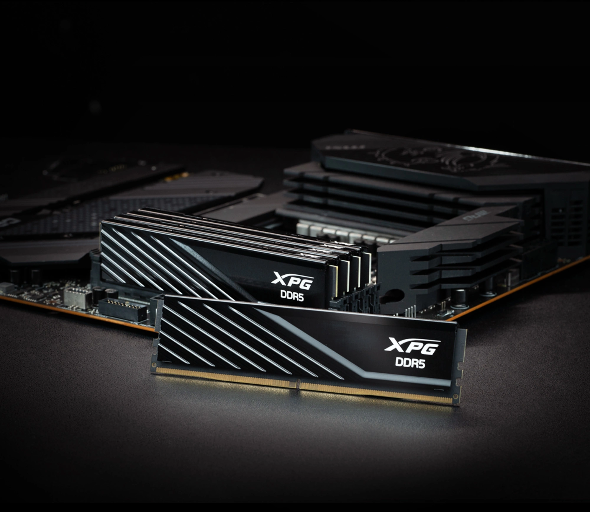Память DDR5 2x16GB 6000MHz A-Data AX5U6000C3416G-DTLABBK XPG Lancer Blade RTL Gaming PC5-48000 CL34 DIMM ECC 288-pin 1.35В kit dual rank с радиатором Ret