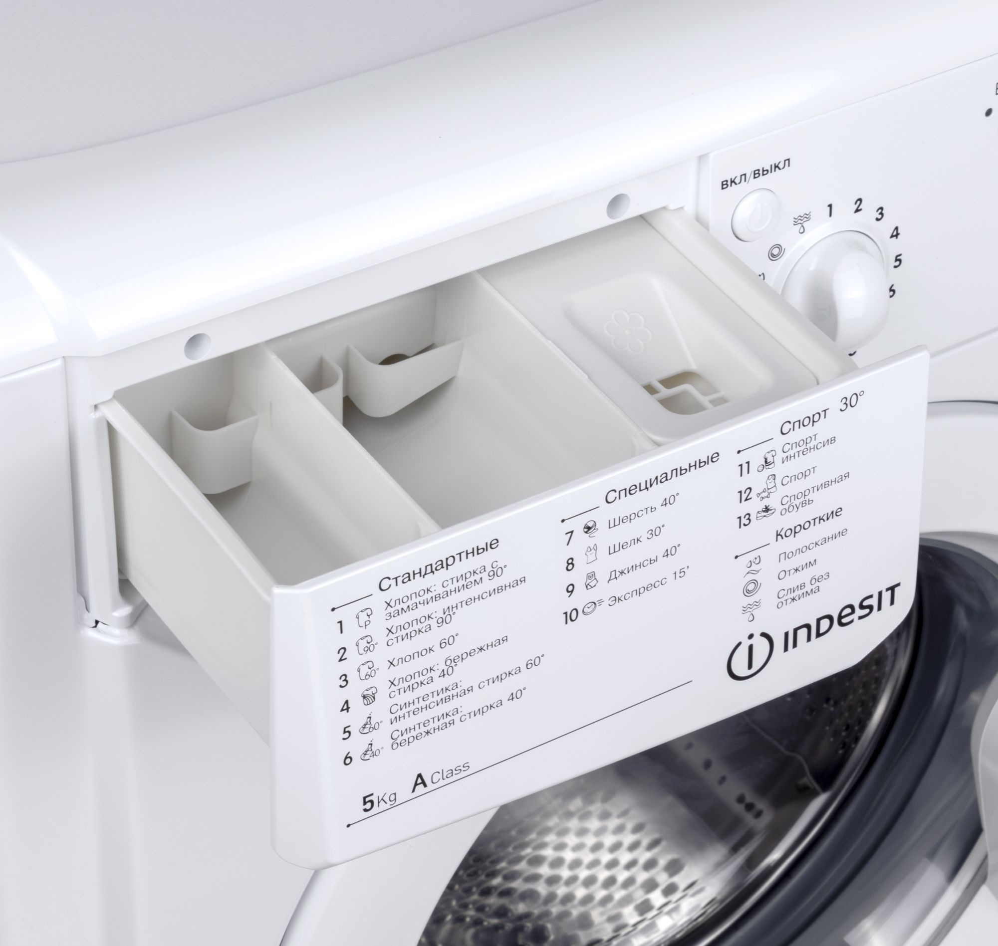 Стиральная машина Indesit IWSC 5105 класс: A загр.фронтальная макс.:5кг белый