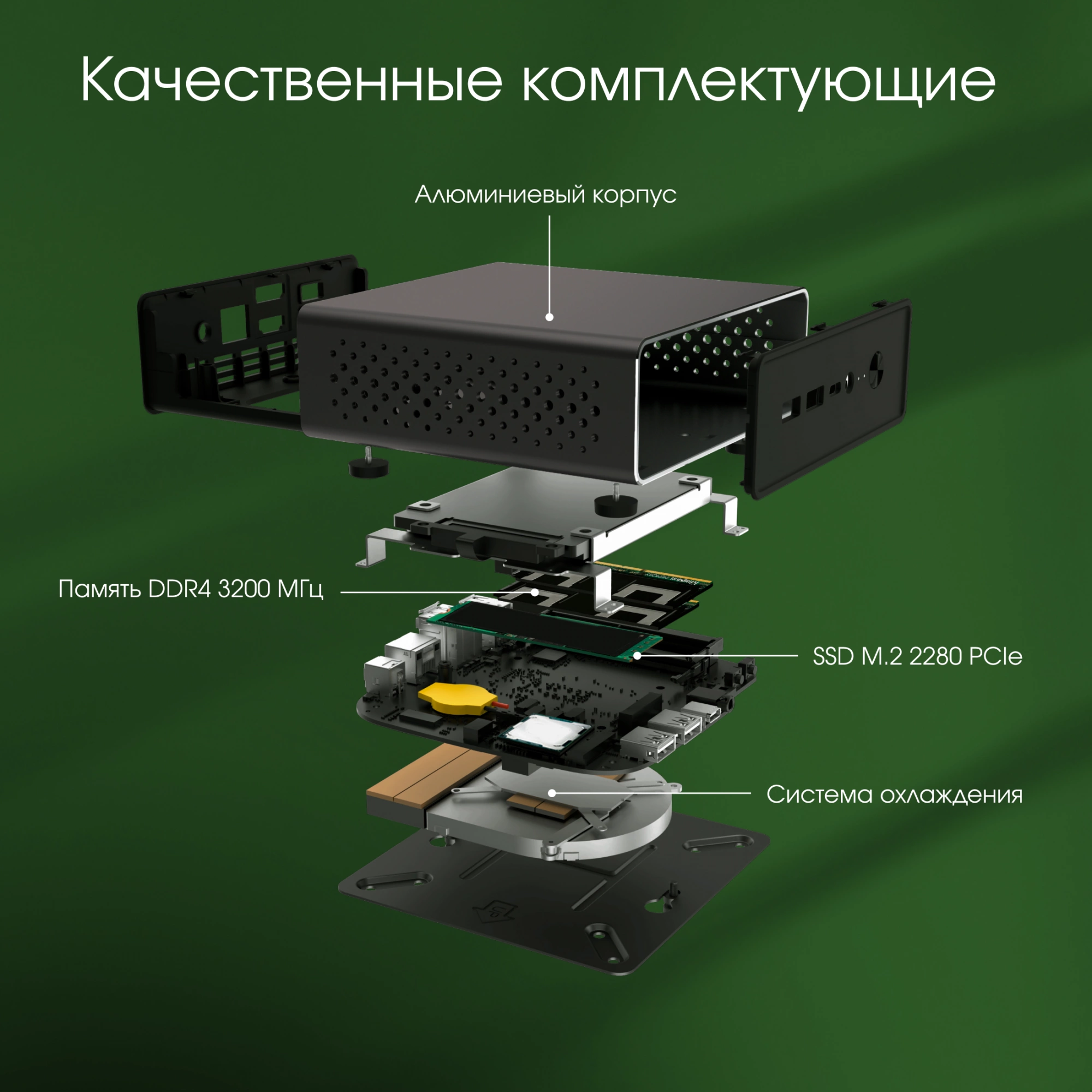 Неттоп Digma Pro Minimax U1 i5 1235U (1.3) 8Gb SSD256Gb Iris Xe Windows 11 Pro GbitEth WiFi BT 60W темно-серый/черный (DPP5-8CXW02)