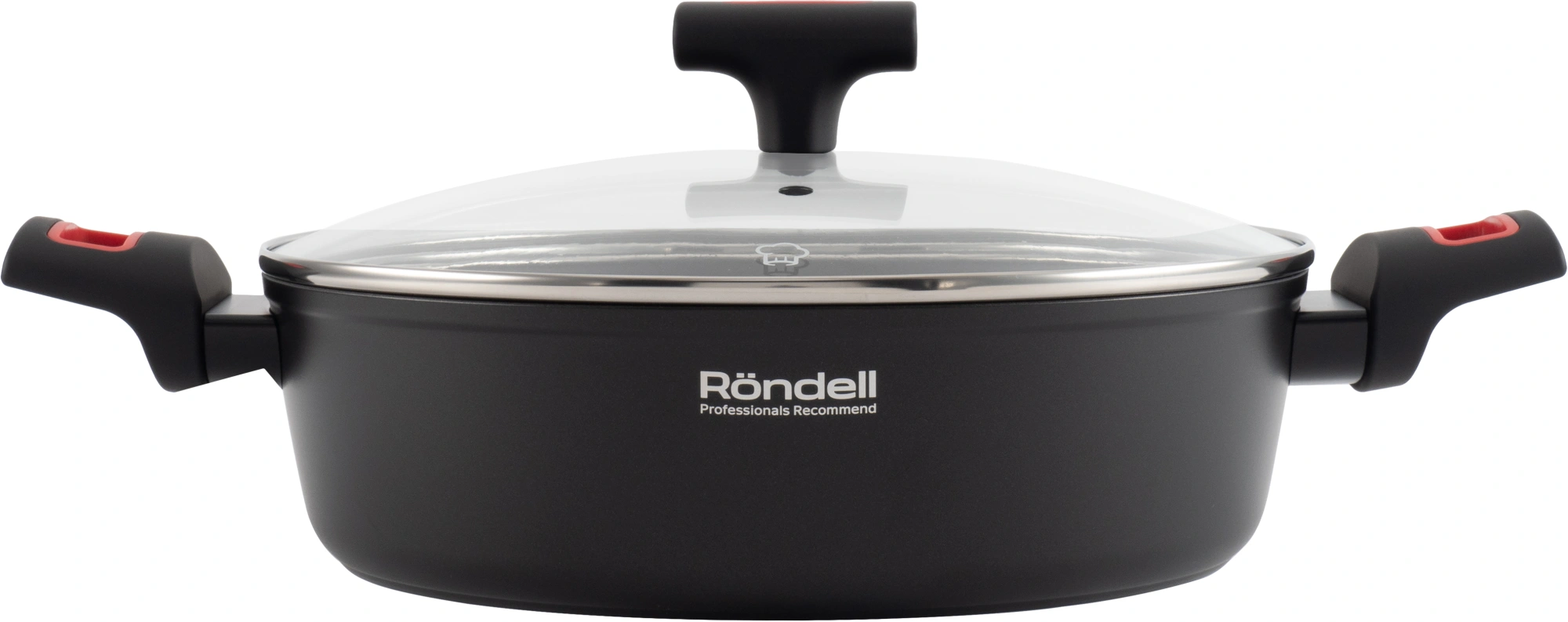 Сотейник Rondell Urban Pro RDA-1988 d=26см (с крышкой) черный