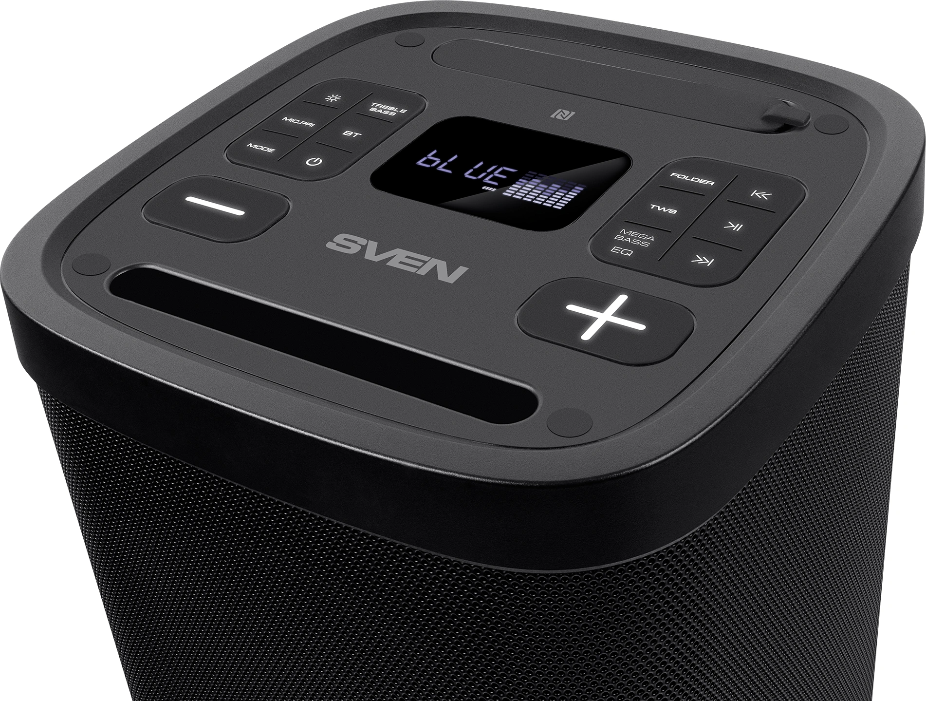 Колонка порт. Sven АС PS-950 черный 160W Mono BT/3.5Jack 8800mAh (SV-022396)