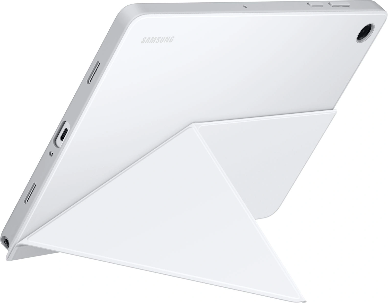 Чехол Samsung для Samsung Galaxy Tab A11+ Book Cover поликарбонат/полиуретан белый (EF-BX230PWEGRU)