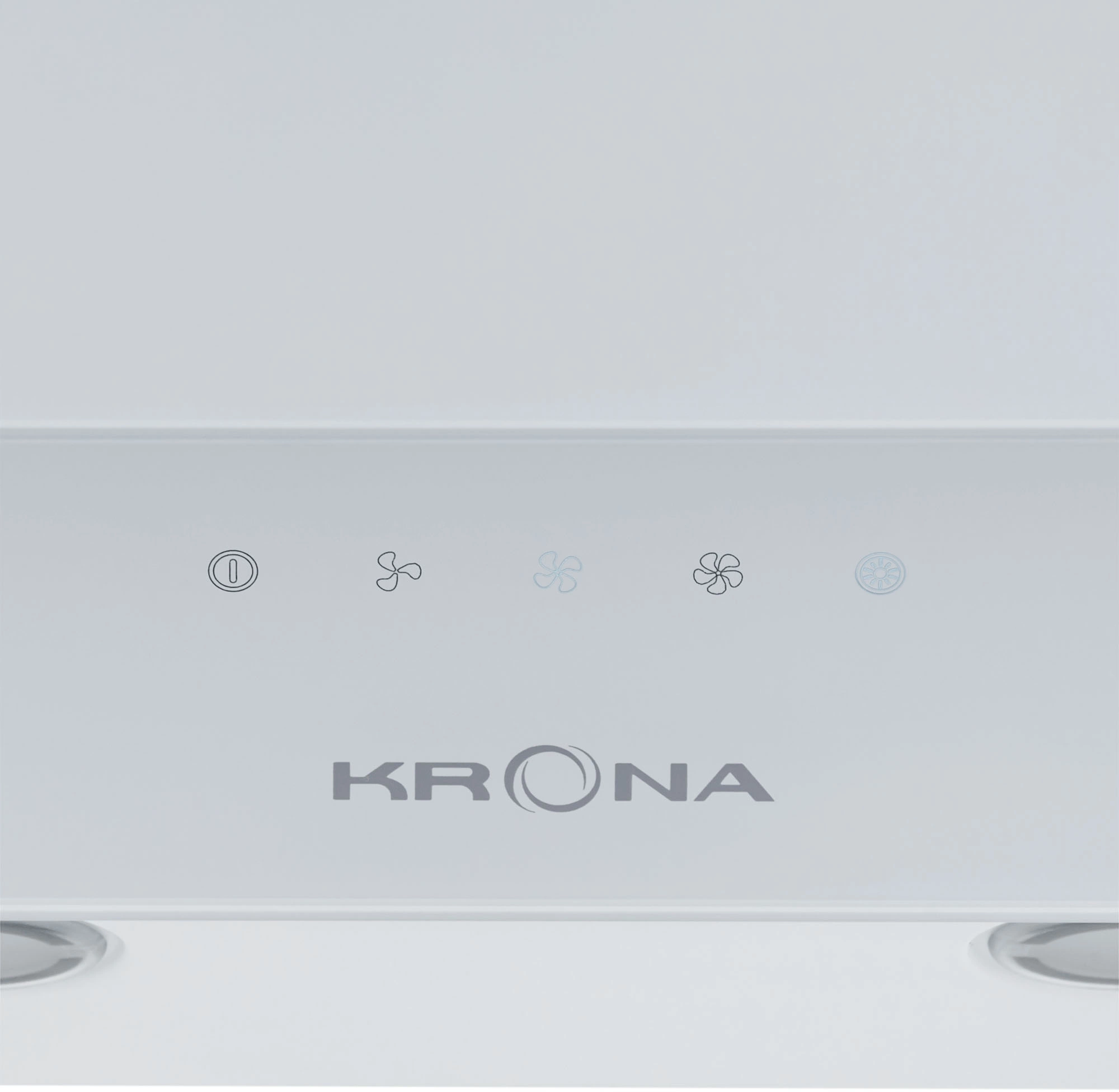 Вытяжка каминная Krona Helga 600 S белый управление: сенсорное (1 мотор)