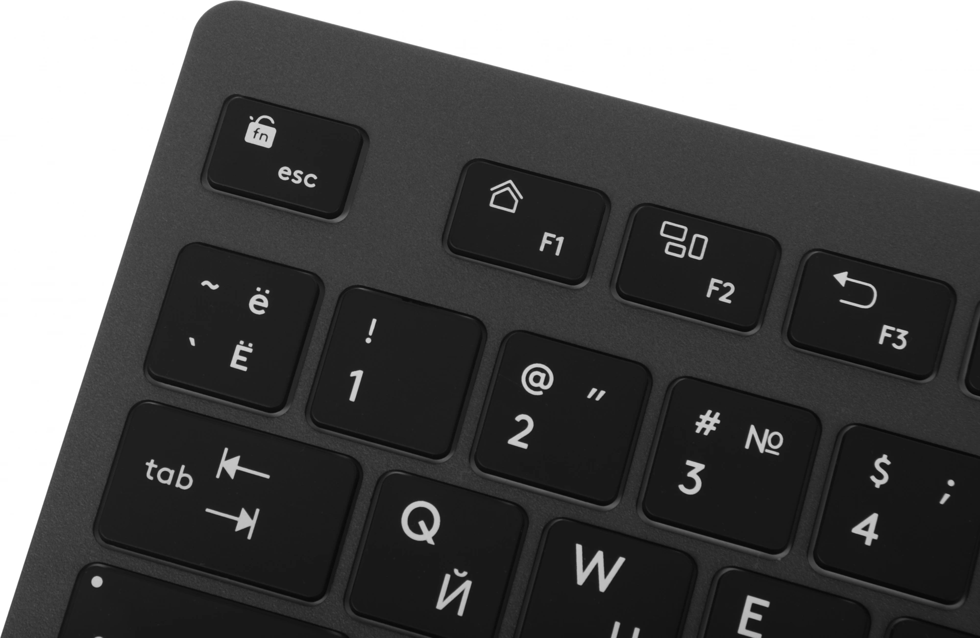Клавиатура A4Tech FX60 серый USB slim LED (FX60 GREY / NEON) кабель 1.5м