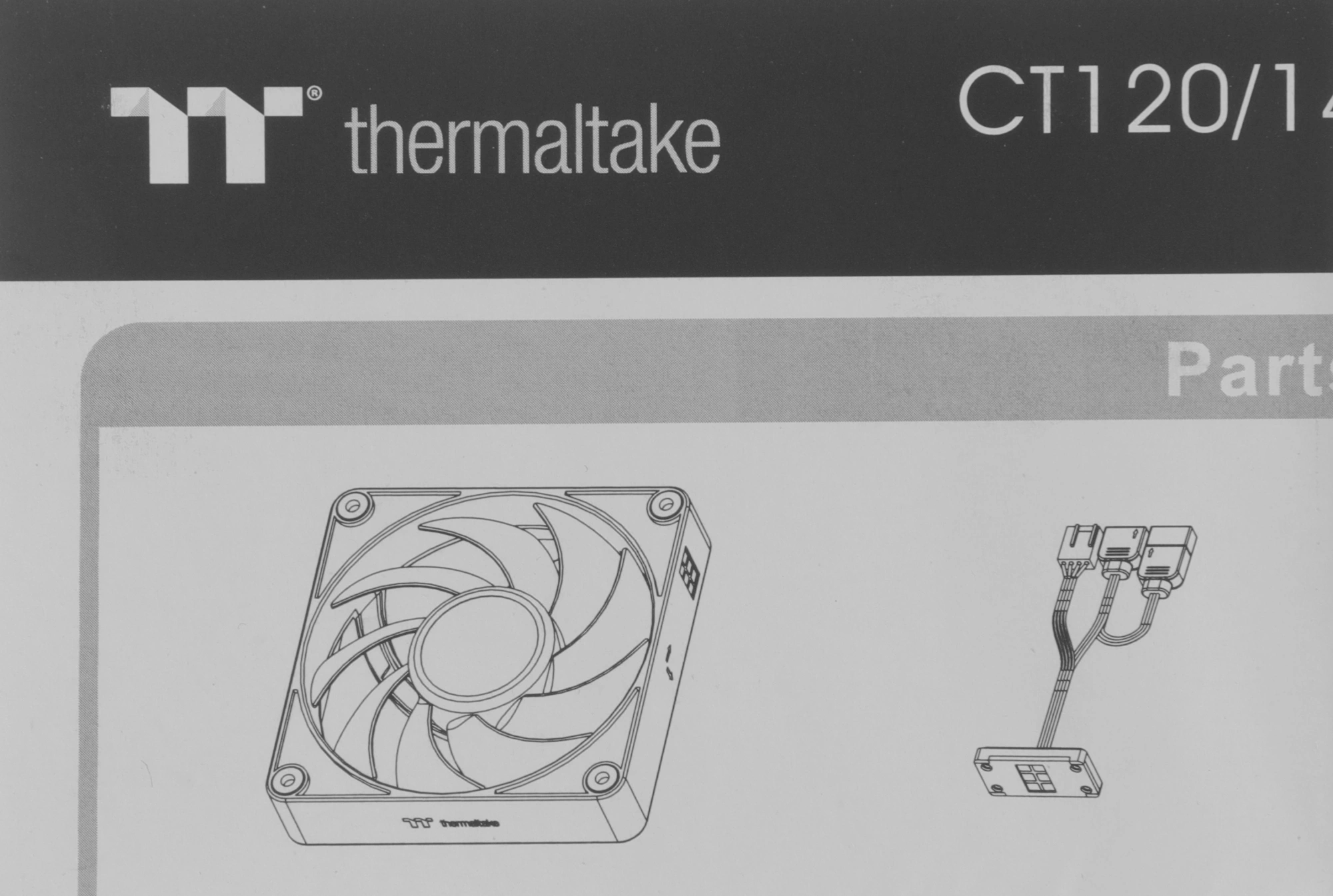 Вентилятор для корпуса Thermaltake CT140 EX Sync Hydrangea ARGB 140х140x25 синий 4-pin 30.7дБ (упак.:3шт) (CL-F197-PL14BU-A) Ret