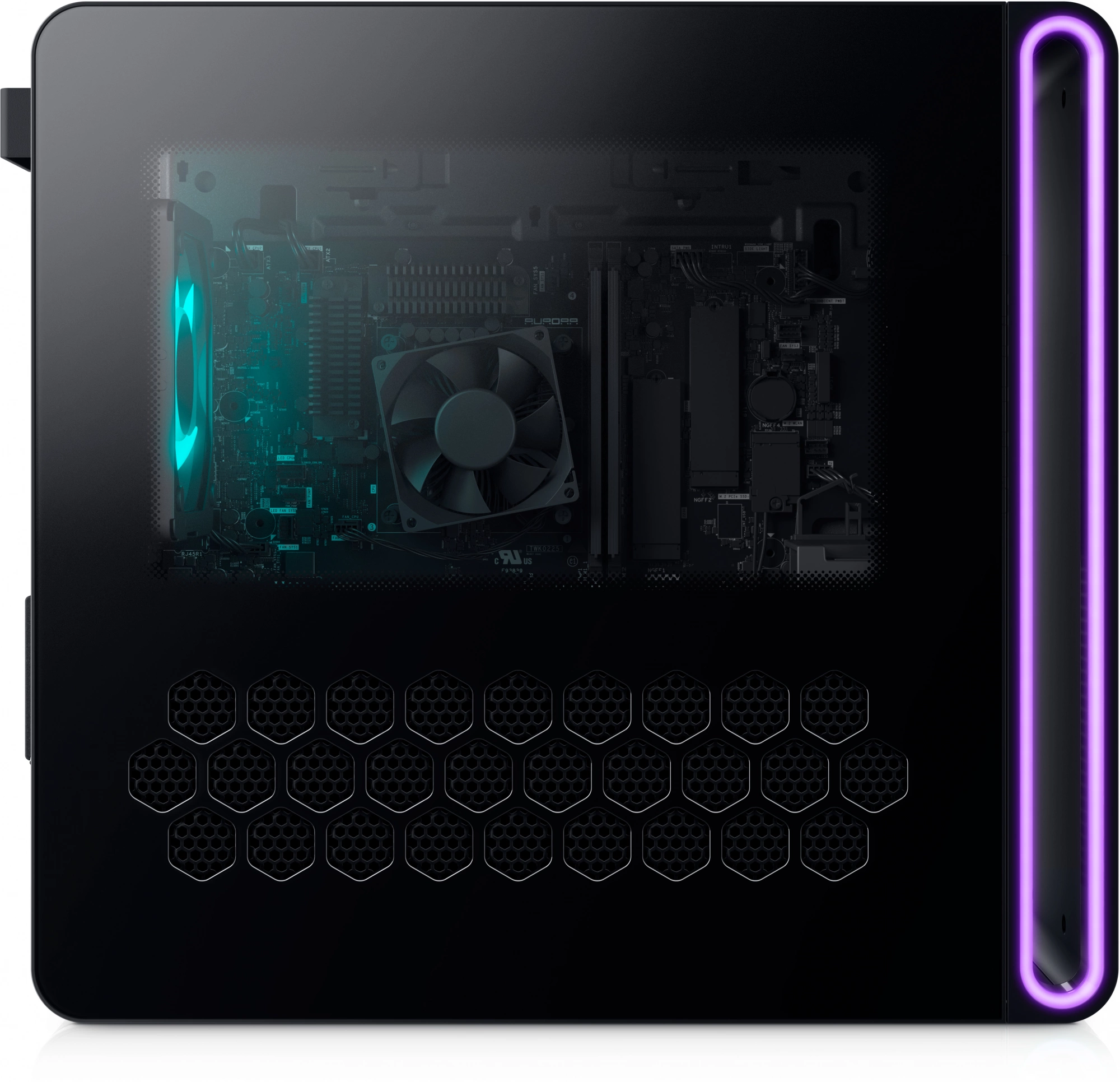 ПК Alienware Aurora R16 MT i7 14700F (2.1) 32Gb SSD1Tb RTX4070Ti Super 16Gb Windows 11 Home GbitEth WiFi BT 1000W мышь клавиатура черный (R16-7241)