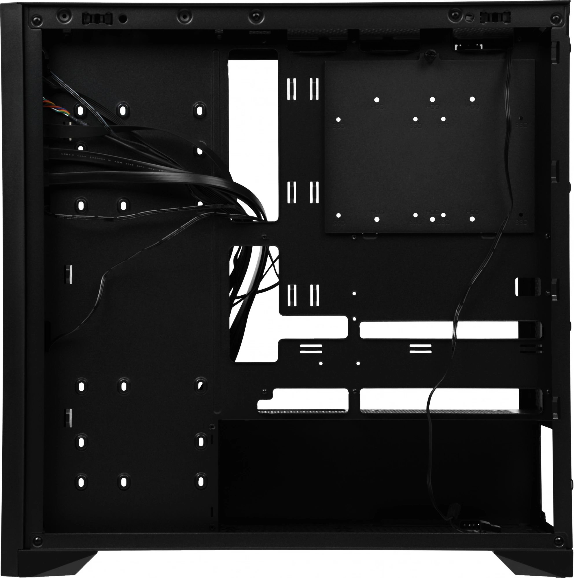 Корпус Formula TimberLine T0 черный без БП ATX 6x120mm 6x140mm 2xUSB3.0 audio bott PSU