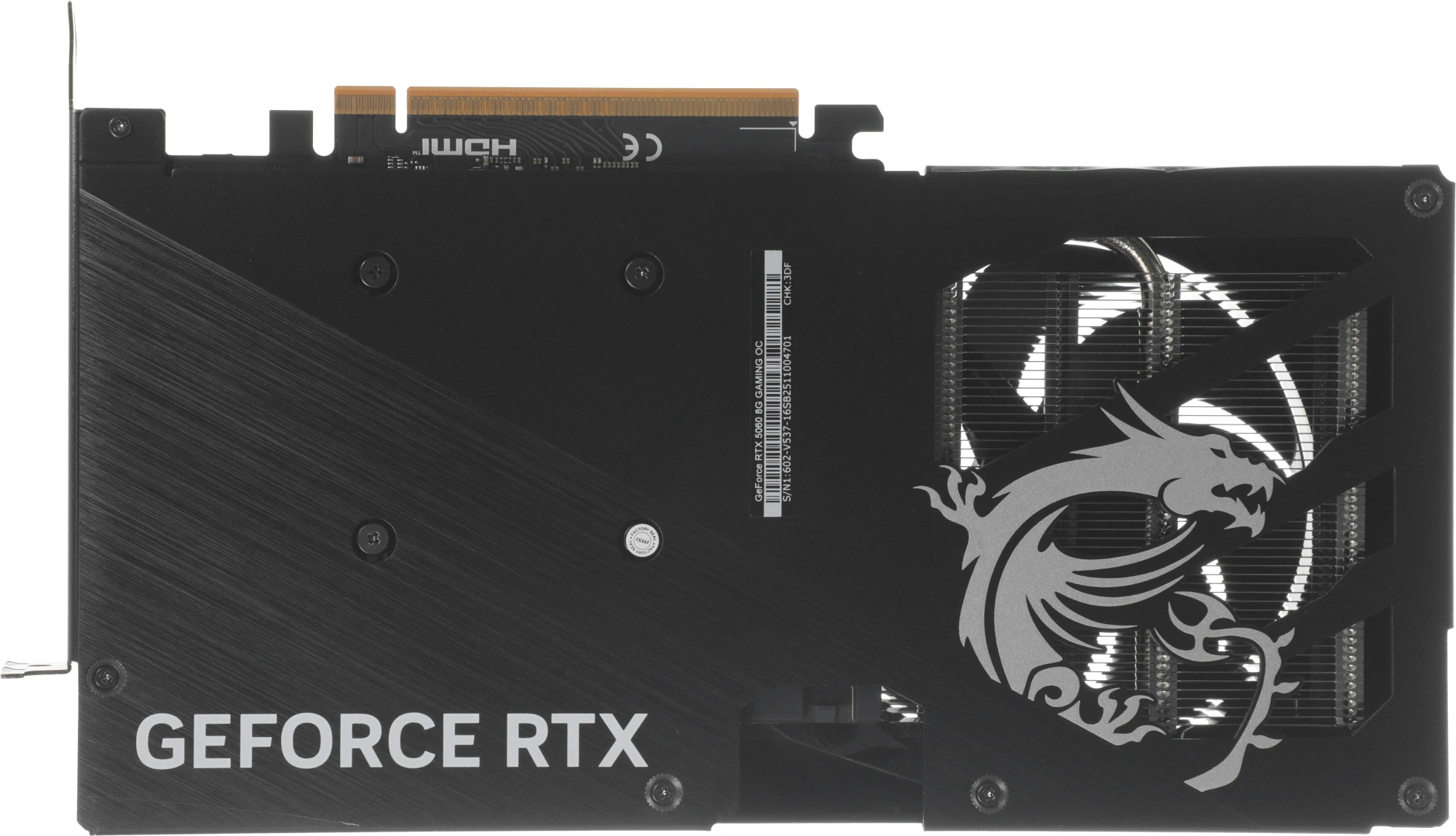 Видеокарта MSI PCI-E 5.0 RTX 5060 8G GAMING OC NVIDIA GeForce RTX 5060 8Gb 128bit GDDR7 2640/28000 HDMIx1 DPx3 HDCP Ret