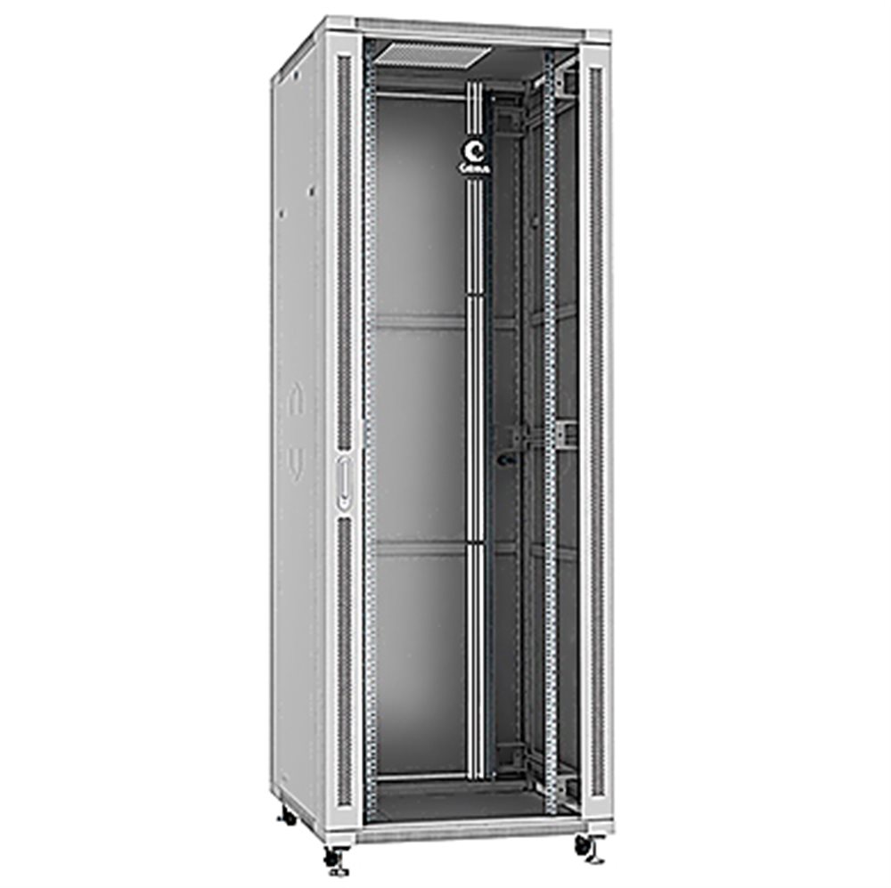 Cabeus SH-05C-47U80/80 - Шкаф монтажный телекоммуникационный 19" напольный для распределительного и серверного оборудования 47U 800x800x2277mm (ШхГхВ) п