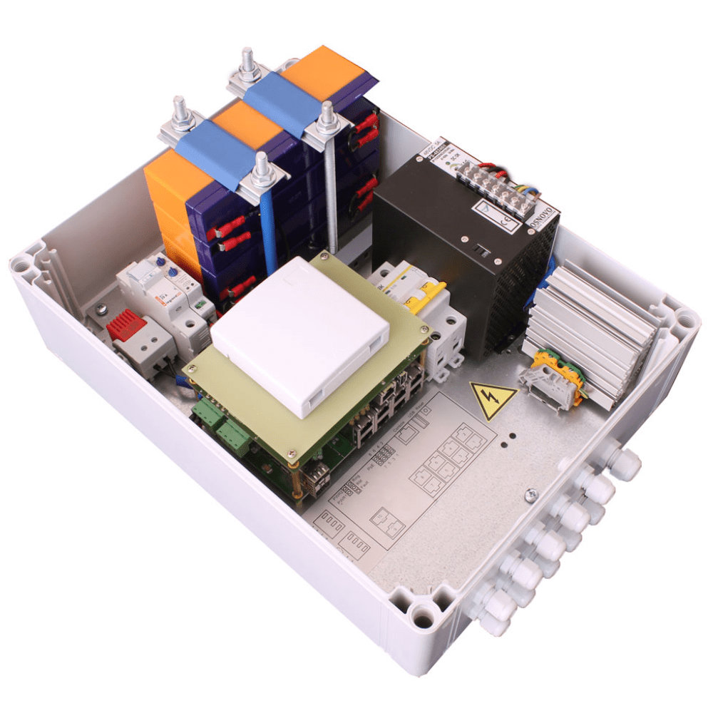 SW-80802/WLU - Уличный управляемый (L2+) PoE коммутатор на 10 портов с термостабилизацией и резервным питанием (АКБ - 2Ач). Порты: 8 x GE (10/100/1000Base-T) с PoE (до 30W) + 2 x GE SFP (1000Base-X). Соответствует стандартам PoE IEEE 802.3af/at