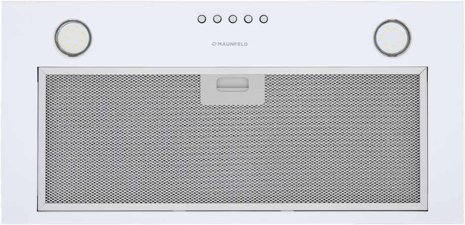 Вытяжка встраиваемая Maunfeld Crosby Power 50 белый управление: кнопочное (1 мотор)
