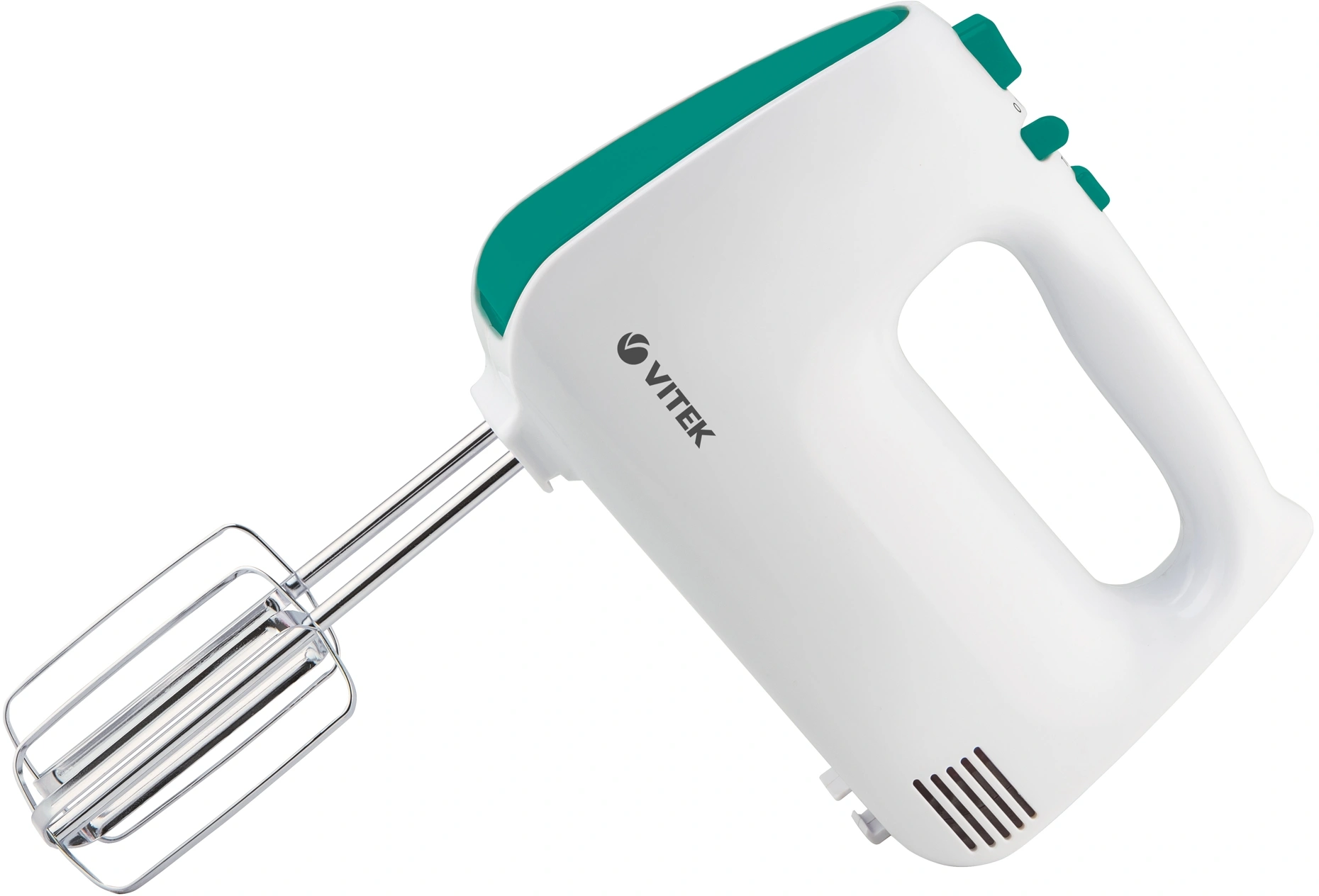 Миксер ручной Vitek VT-1490 600Вт белый/зеленый
