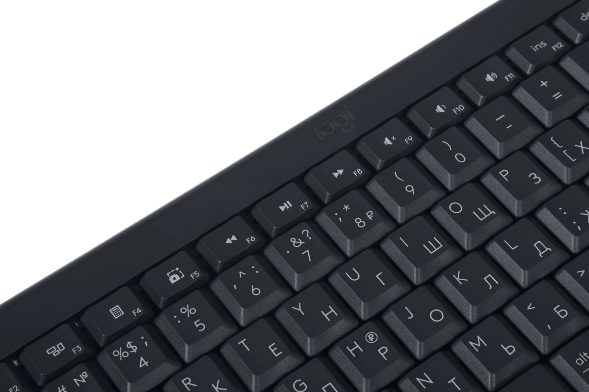 Клавиатура Logitech K250 YR0107 графитовый беспроводная BT slim (920-013452)