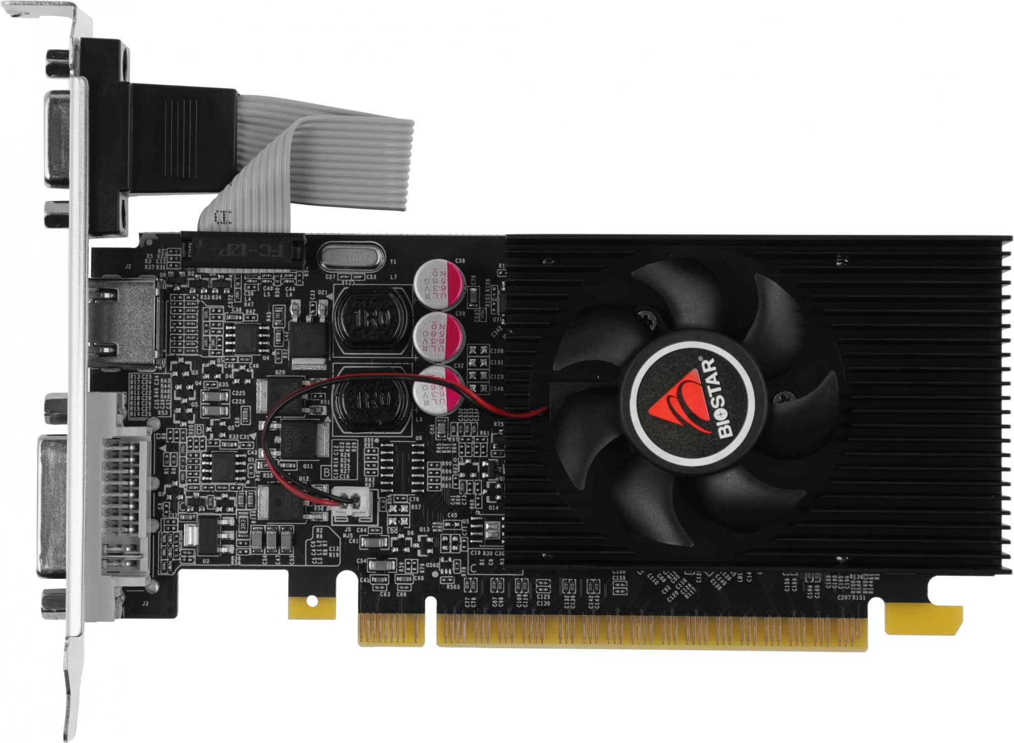 Видеокарта Biostar PCI-E 2.0 G210-1GB D3 LP NVIDIA GeForce 210 1Gb 64bit DDR3 589/1333 DVIx1 HDMIx1 CRTx1 Ret low profile