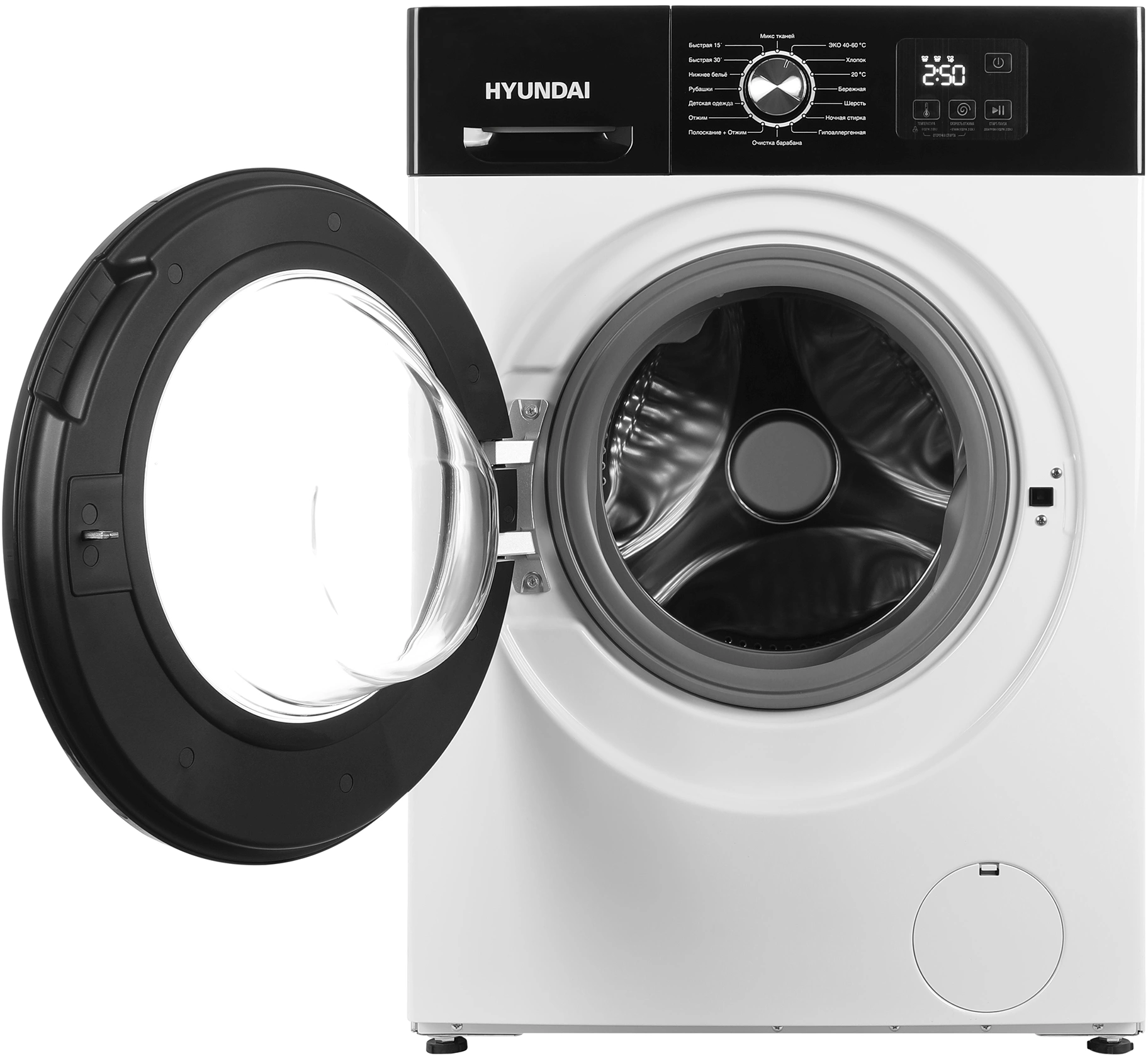 Стиральная машина Hyundai WME8202 класс: E загр.фронтальная макс.:8кг белый