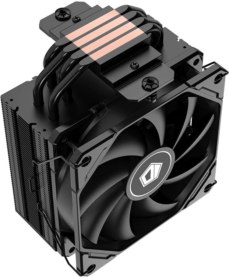 Устройство охлаждения(кулер) ID-Cooling SE-224-XTS Soc-AM5/AM4/1200/1700/1851 черный 4-pin 29dB Al+Cu 220W 650gr Ret (SE-224-XTS BLACK)