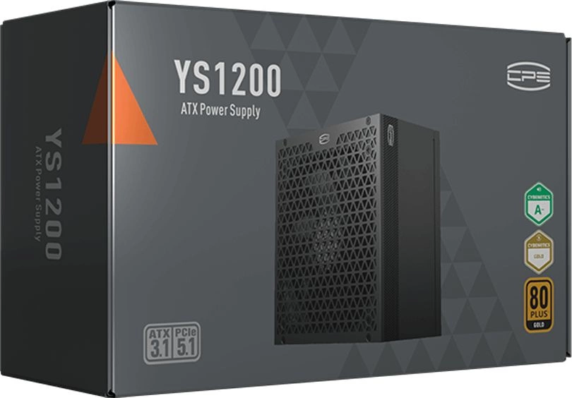 Блок питания PcCooler ATX 1200W YS1200 Gen.5 80+ gold (20+4pin) APFC 135mm fan 12xSATA Cab Manag RTL