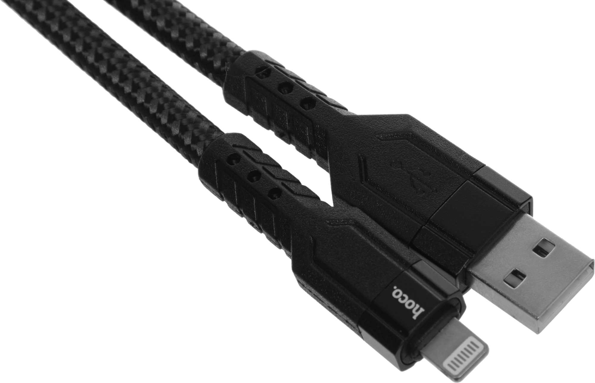 Кабель Hoco U110 iP USB (m)-Lightning (m) 1.2м черный коробка