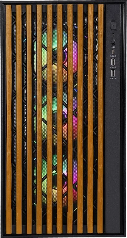 Корпус Formula TimberLine T0 черный без БП ATX 6x120mm 6x140mm 2xUSB3.0 audio bott PSU
