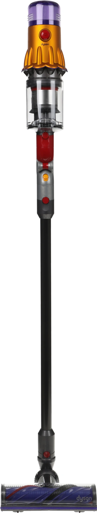 Пылесос Dyson SV46 V12 Detect Slim Absolute 545Вт серебристый/желтый