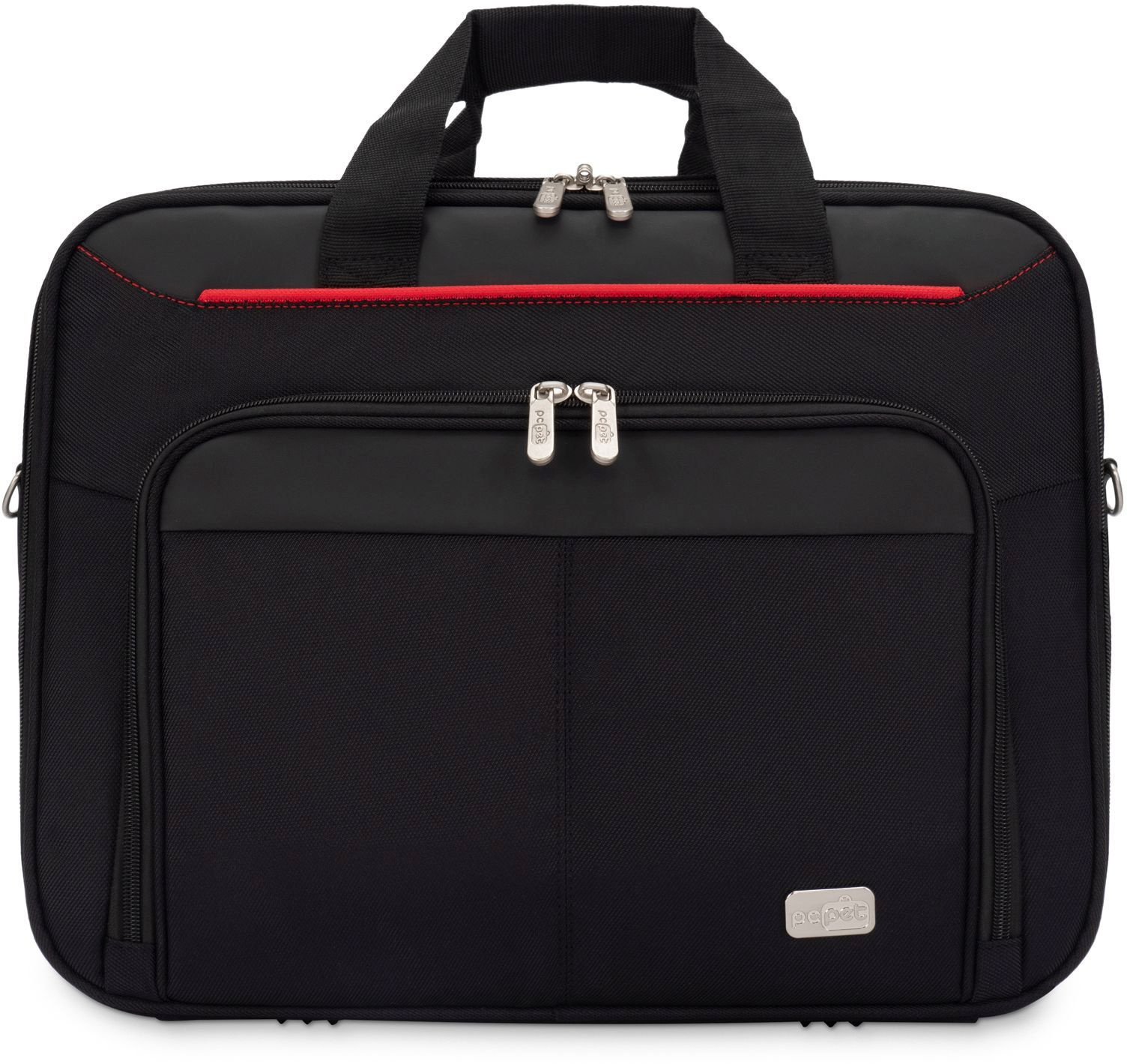 Сумка для ноутбука 15.6" PC Pet PCP-A9015BK черный/красный нейлон