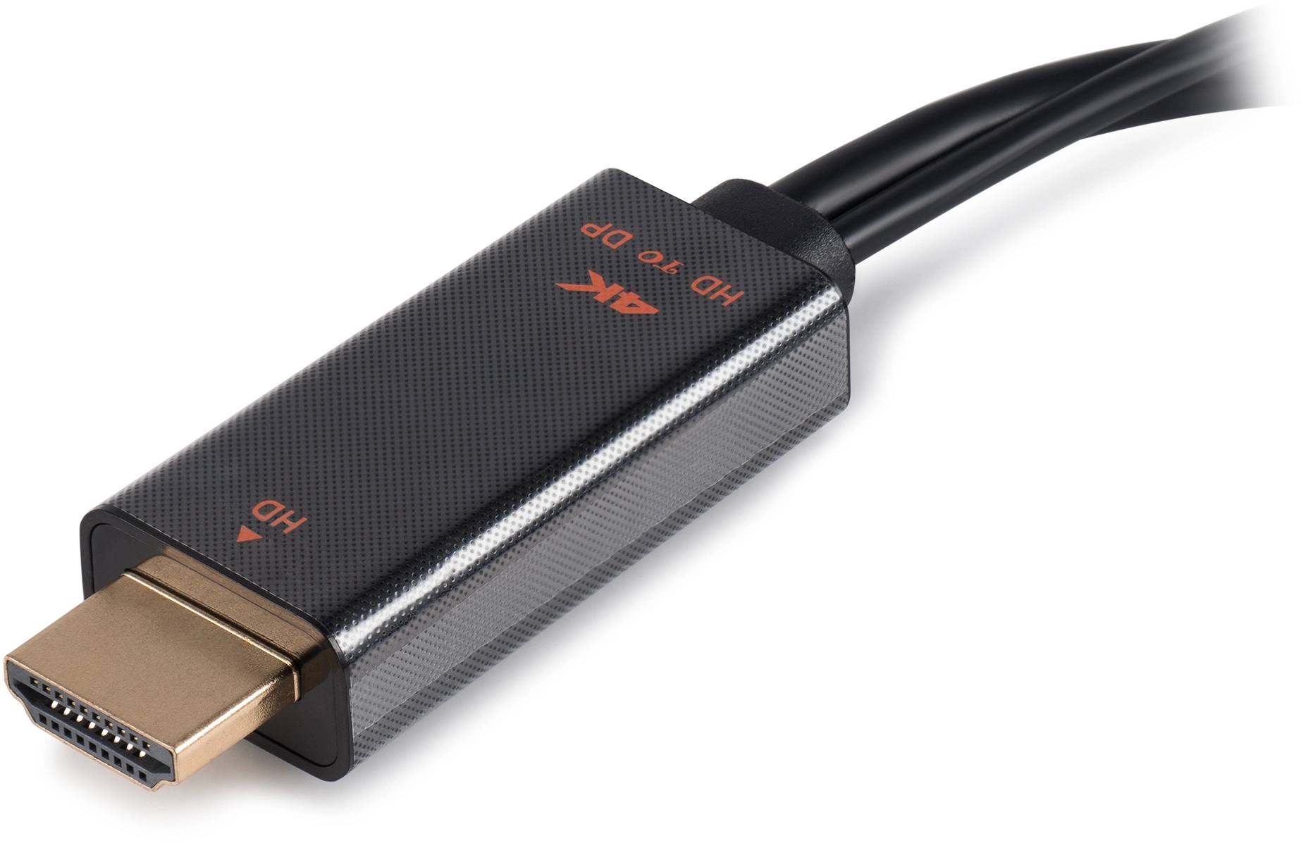 Переходник Buro HDMI (m)/DisplayPort (f) черный (BU-HDMI(M)-DP(F))