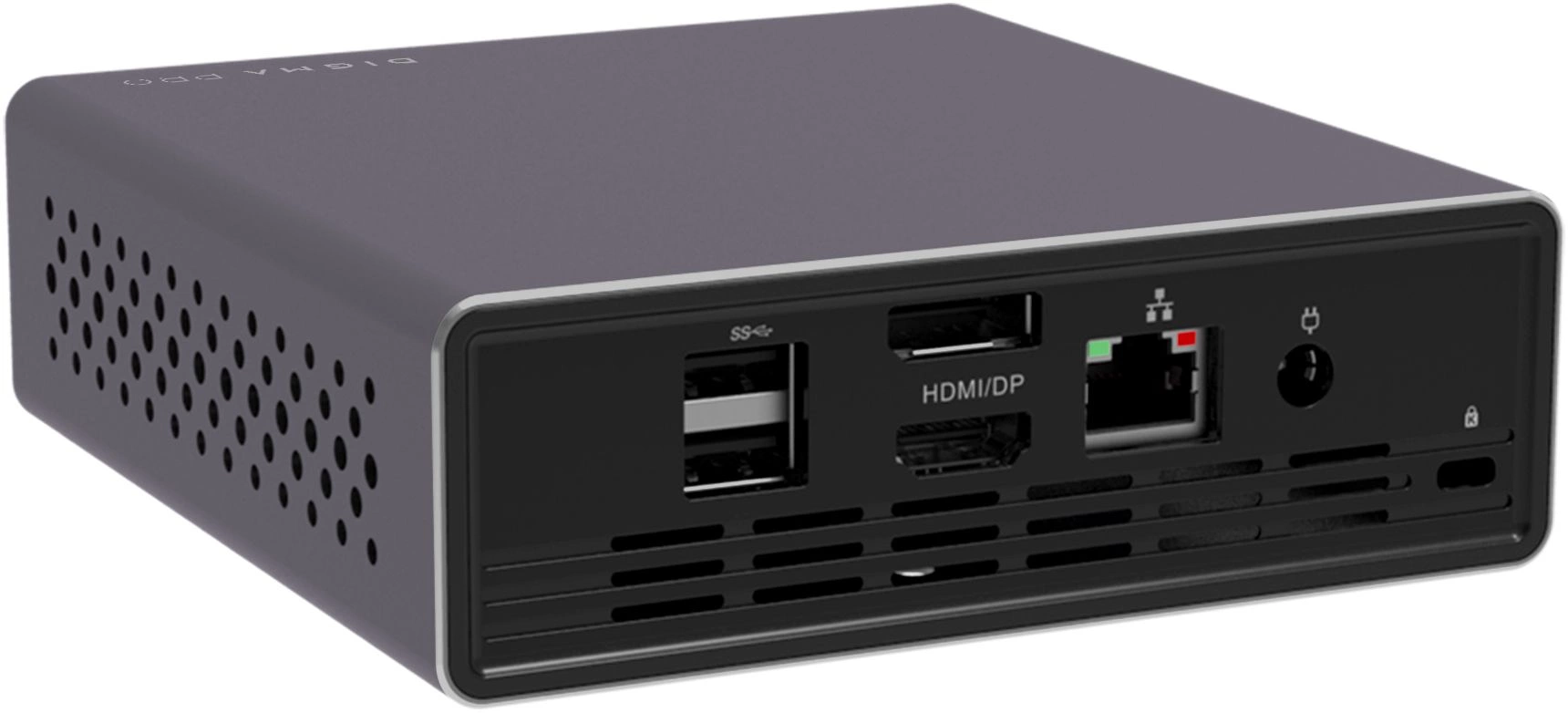 Неттоп Digma Pro Minimax U1 i5 1235U (1.3) 8Gb SSD256Gb Iris Xe Windows 11 Pro GbitEth WiFi BT 60W темно-серый/черный (DPP5-8CXW02)