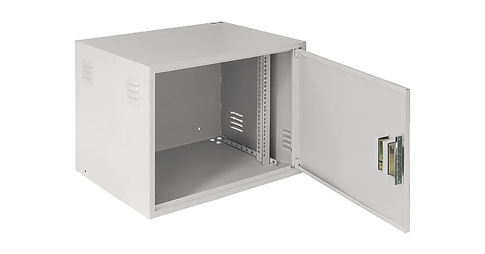 EC-WS-096045-GY Настенный антивандальный шкаф, 9U, Ш600хВ470хГ450мм, серый