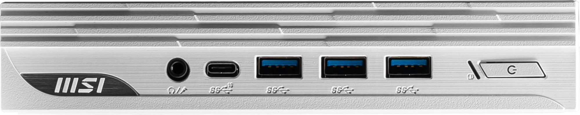 Неттоп MSI Pro DP10 13M-251RU i5 1340P (1.9) 16Gb SSD512Gb Iris Xe Windows 11 Pro 2.5xGbitEth WiFi BT 120W белый (9S6-B0A612-251)