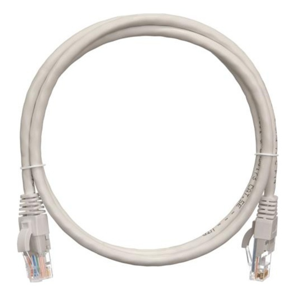 NMC-PC4UD55B-030-C-WT - Коммутационный шнур NIKOMAX U/UTP 4 пары, Кат.5е (Класс D), многожильный, медный, 24AWG (7х0,205мм), LSZH нг(А)-HFLTx, белый, 3м