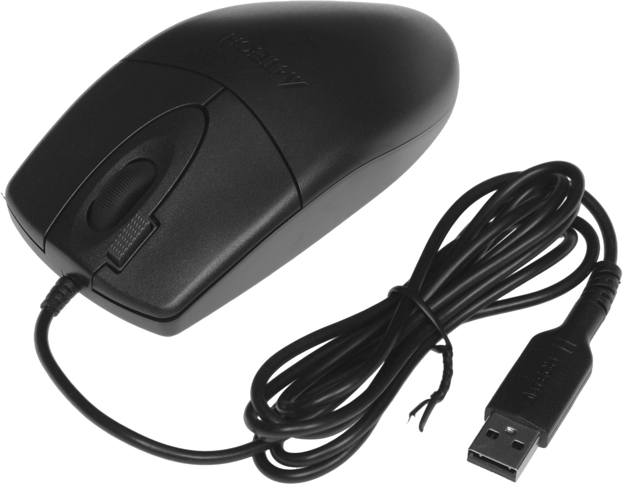 Мышь A4Tech OP-620DS черный оптическая 1200dpi silent USB 3but